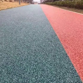 廣安市彩色生態(tài)透水混凝土地坪  廣安市彩色透水混凝土道路 透水混凝土施工價(jià)格 彩色透水混凝土材料生產(chǎn)廠家   壓?；炷敛牧蠌S家
