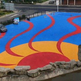 四川省彭州市彩色生態(tài)透水混凝土  四川省彭州市彩色透水混凝土道路 透水混凝土施工價格 彩色透水混凝土材料生產廠家   壓模混凝土材料廠家