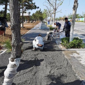 文山彩色生態(tài)透水混凝土地坪  萬盛區(qū)透水混凝土里面 透水混凝土施工價(jià)格 彩色透水混凝土材料生產(chǎn)廠家   壓?；炷敛牧蠌S家 透水粘接劑廠家送貨到工地
