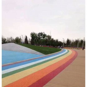 南川區(qū) 彩色生態(tài)透水混凝土  彩色透水混凝土道路 透水混凝土施工價格 彩色透水混凝土材料生產(chǎn)廠家   壓?；炷敛牧蠌S家