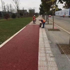 自貢市 彩色透水混凝土 透水地坪粘接料廠家  批發(fā)價(jià)格 免費(fèi)輔導(dǎo)