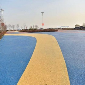 內(nèi)江市 透水地坪粘接料【豪軒地坪材料廠家】透水砼顏色料 透水地坪報價 批發(fā)價格工廠送貨到工地