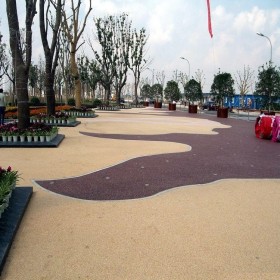 生態(tài)透水混凝土 人行道彩色透水混凝土 彩色混凝土透水地面 批發(fā)價格