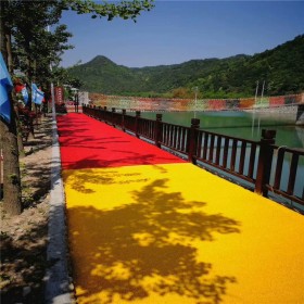 彩色生態(tài)透水混凝土地坪 透水混凝土施工價格 彩色透水混凝土材料生產(chǎn)廠家 透水粘接劑廠家送貨到工地