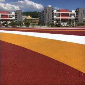 c25彩色混凝土 操場彩色透水混凝土 生態(tài)透水綠道 本地廠家 品質為先