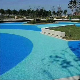 混凝土透水路面配料 彩色強固透水混凝土 廠家哪家好 生態(tài)透水硂