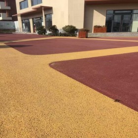 彩色透水混凝土路 彩色整體透水路面 生態(tài)透水混凝土 多少錢一噸