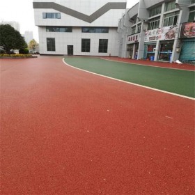 園林道路彩色混凝土 商業(yè)街彩色透水混凝土 普通透水混凝土地坪 每平方價(jià)格