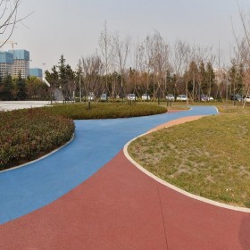 彩色透水混凝土生產(chǎn)廠家 透水混凝土5公分包工包料 現(xiàn)場施工免費指導 量大送貨到工地