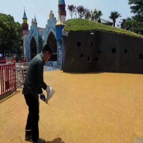 透水混凝土街道 生態(tài)透水路面 彩色透水地面 質(zhì)量好的
