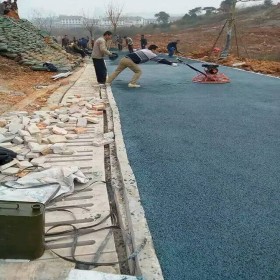 彩色透水地面 透水混凝土施工價格 彩色透水混凝土材料生產(chǎn)廠家