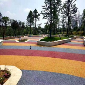 廣場彩色透水混凝土 生態(tài)透水道路 海綿城市透水砼 專業(yè)可靠的材料廠家