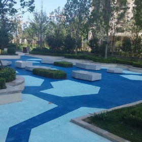 彩色透水混凝土道路 c25透水混凝土 露骨彩色透水混凝土 制作廠(chǎng)