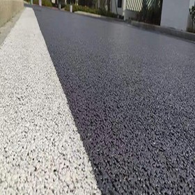 彩色透水混凝土路 海綿城市透水綠道 園林道路彩色混凝土 做工精細