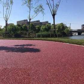 張家口市 生態(tài)透水混凝土 專(zhuān)業(yè)彩色透水混凝土材料廠(chǎng)家 彩色透水砼 環(huán)保透水混凝土