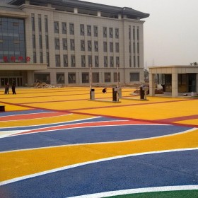 鄭州市 透水性混凝土彩色路面 車行彩色透水混凝土路 生態(tài)透水混凝土 生產商現貨供應