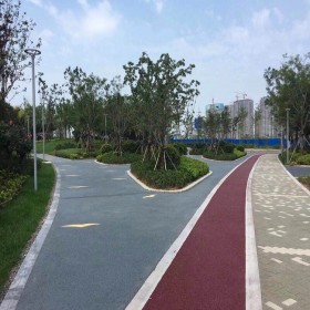 路面彩色透水混凝土 生態(tài)混凝土透水 彩色透水混凝土 供應商 施工單位