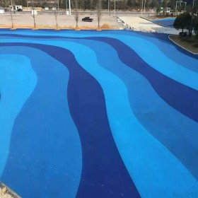 小區(qū)內的透水路面 透水彩色路面 透水混凝土配料 材料廠家直銷