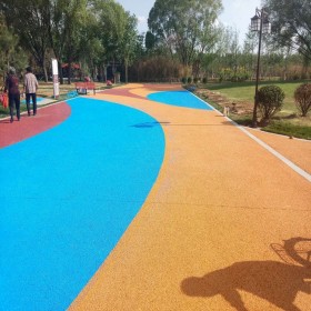 彩色地面透水混凝土 生態(tài)透水混泥土路面 海綿城市道路 批發(fā)價格
