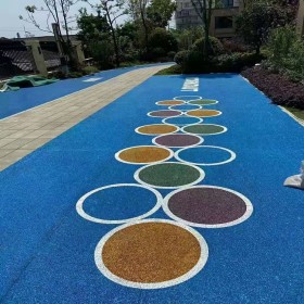 自貢市 透水混凝土盲道 海綿透水地坪 生態(tài)透水混凝土材料 供應廠家